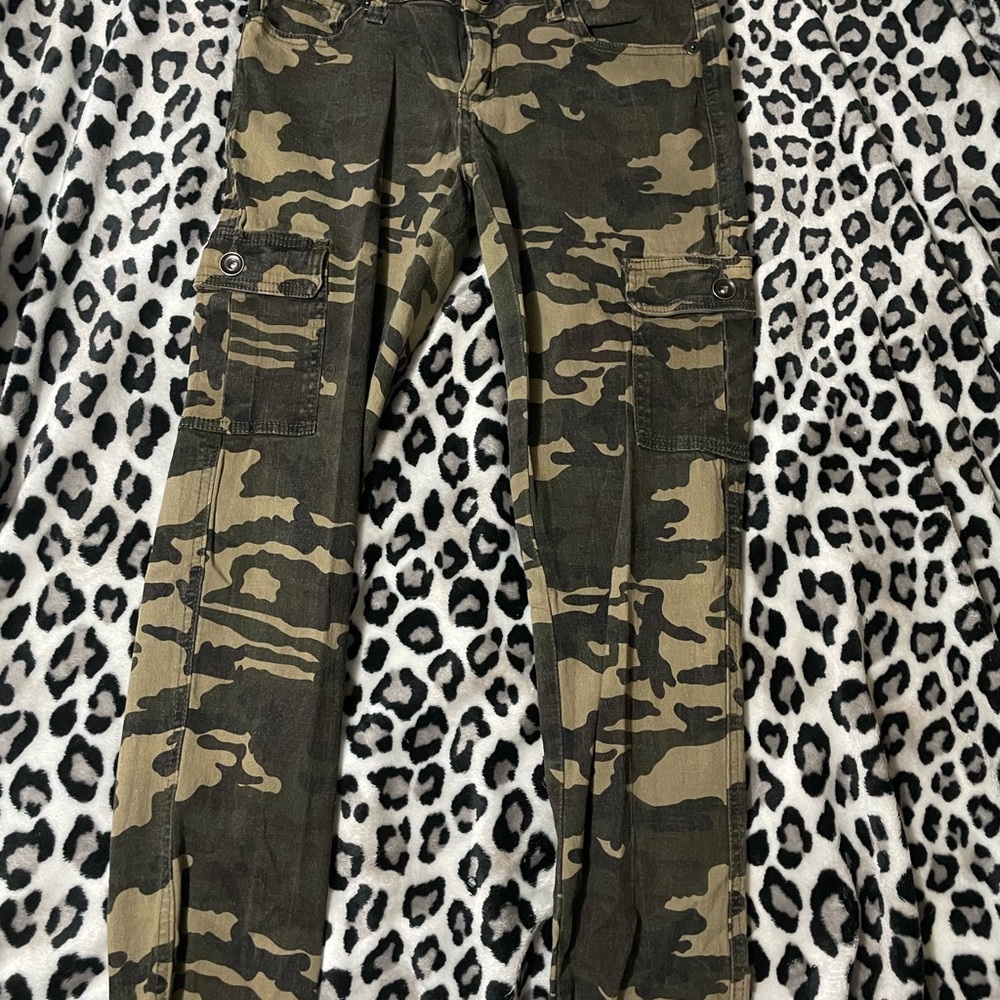 Camo Skinny Jeans for Women